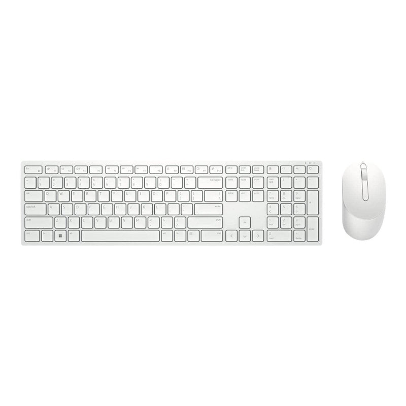 Dell KM5221W Pro 2.4GHz USB Wireless Keyboard and Mouse Combo (US English) - White - SWIFT PERIPHERALS580-AKCC