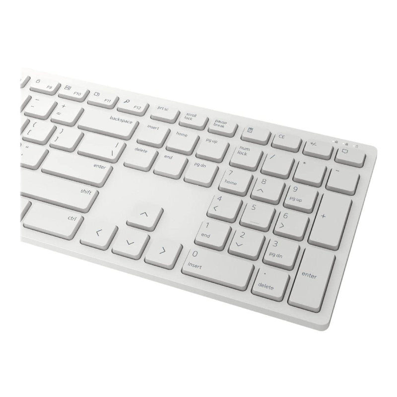 Dell KM5221W Pro 2.4GHz USB Wireless Keyboard and Mouse Combo (US English) - White - SWIFT PERIPHERALS580-AKCC