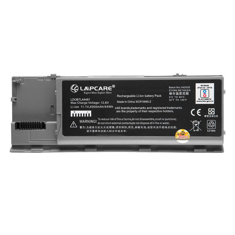 Dell Latitude D620 Series Compatible Laptop Battery 44Whr 4000mAh 11.1V 6 Cell - SWIFT PERIPHERALSLDOBTLA4481