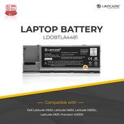 Dell Latitude D620 Series Compatible Laptop Battery 44Whr 4000mAh 11.1V 6 Cell - SWIFT PERIPHERALSLDOBTLA4481