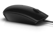 Dell MS116 1000 DPI Wired Optical Ergonomic Mouse - SWIFT PERIPHERALSMS116BK