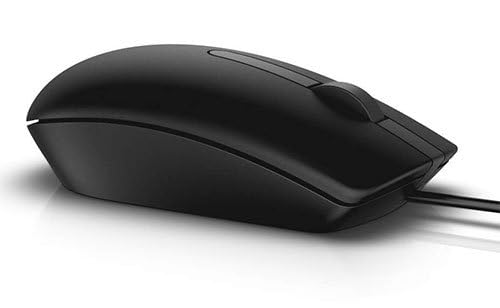 Dell MS116 1000 DPI Wired Optical Ergonomic Mouse - SWIFT PERIPHERALSMS116BK