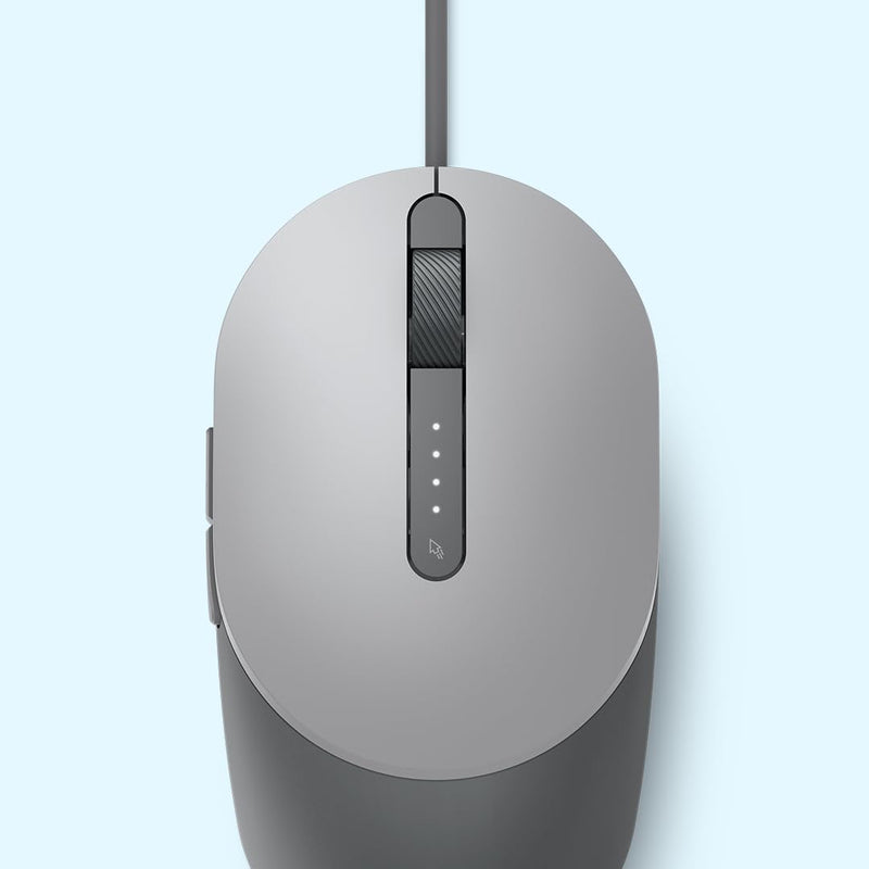Dell MS3220 USB 2.0 3200DPI Ambidextrous Wired Laser Mouse - Titan Grey - SWIFT PERIPHERALS570-ABDT
