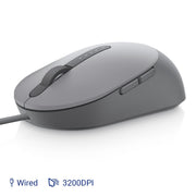 Dell MS3220 USB 2.0 3200DPI Ambidextrous Wired Laser Mouse - Titan Grey - SWIFT PERIPHERALS570-ABDT