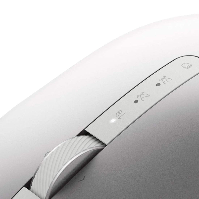 Dell MS7421W Premier Rechargeable 4000DPI Bluetooth 2.4GHz Wireless Optical Mouse - Platinum Silver - SWIFT PERIPHERALS580-AJOG