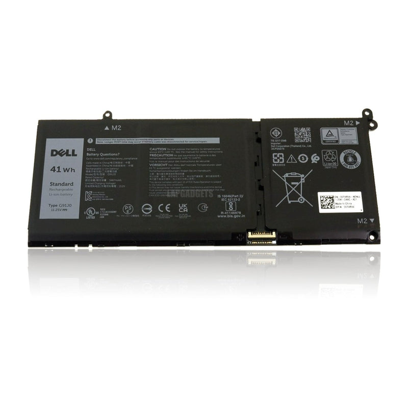 Dell Original 3467mAh 41Whr 11.2V 3 Cell Laptop Battery for Inspiron 14 5410 5430 5440 7420 - SWIFT PERIPHERALSG91J0