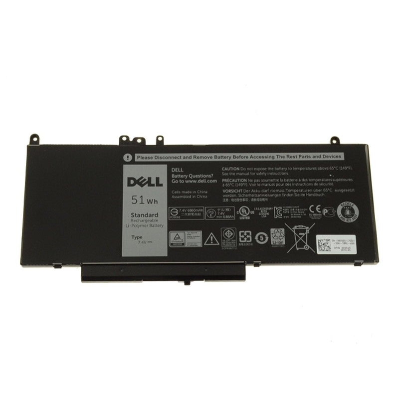 Dell Original 6980mAh 7.4V 51WHr 4 - Cell Laptop Battery for Latitude E5250 E5450 E5550 - SWIFT PERIPHERALSWYJC2
