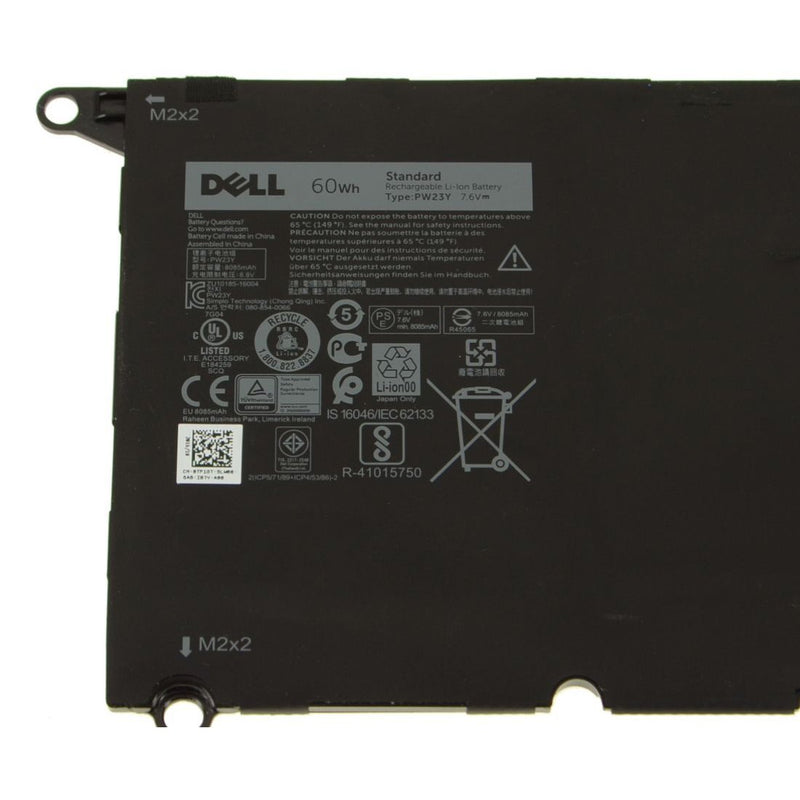 Dell Original 8085mAh 7.6V 60WHr 4 Cell Laptop Battery for XPS 13 9360 Series - SWIFT PERIPHERALSTP1GT