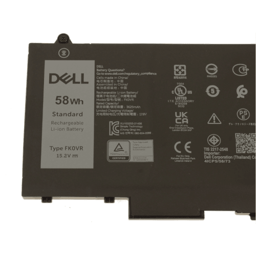 Dell Original Laptop Battery Latitude 5330 5430 5530 7330 58WHr 4 Cell - SWIFT PERIPHERALSFK0VR
