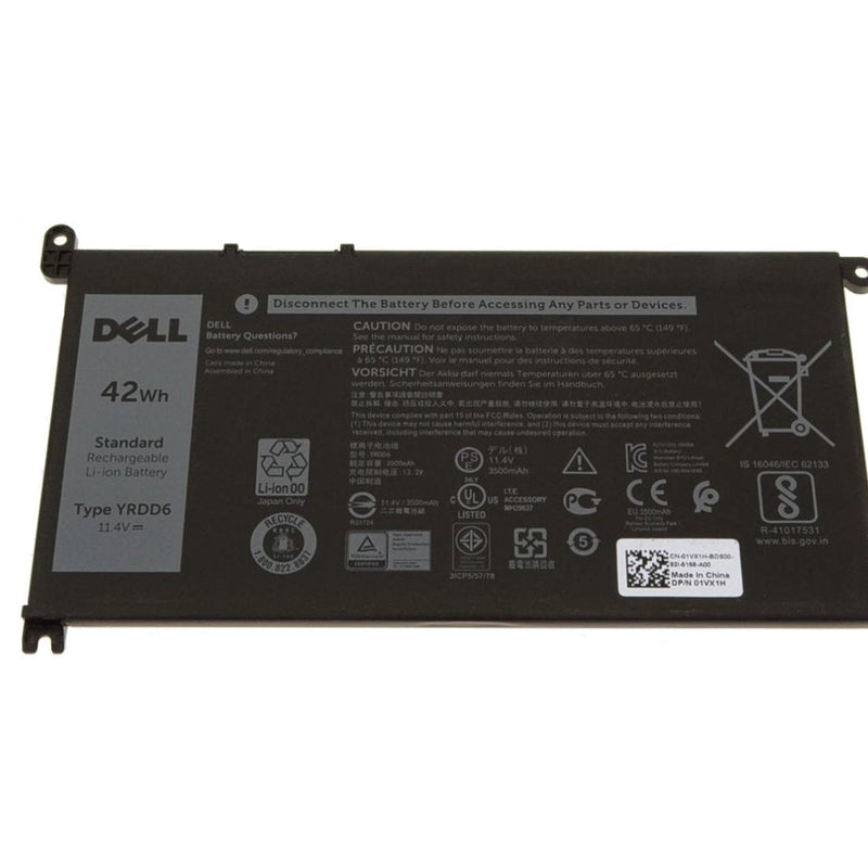 DELL Original Laptop Battery Vostro 14 3400 3401 3405 3480 42WHr 3 Cell - SWIFT PERIPHERALS1VX1H