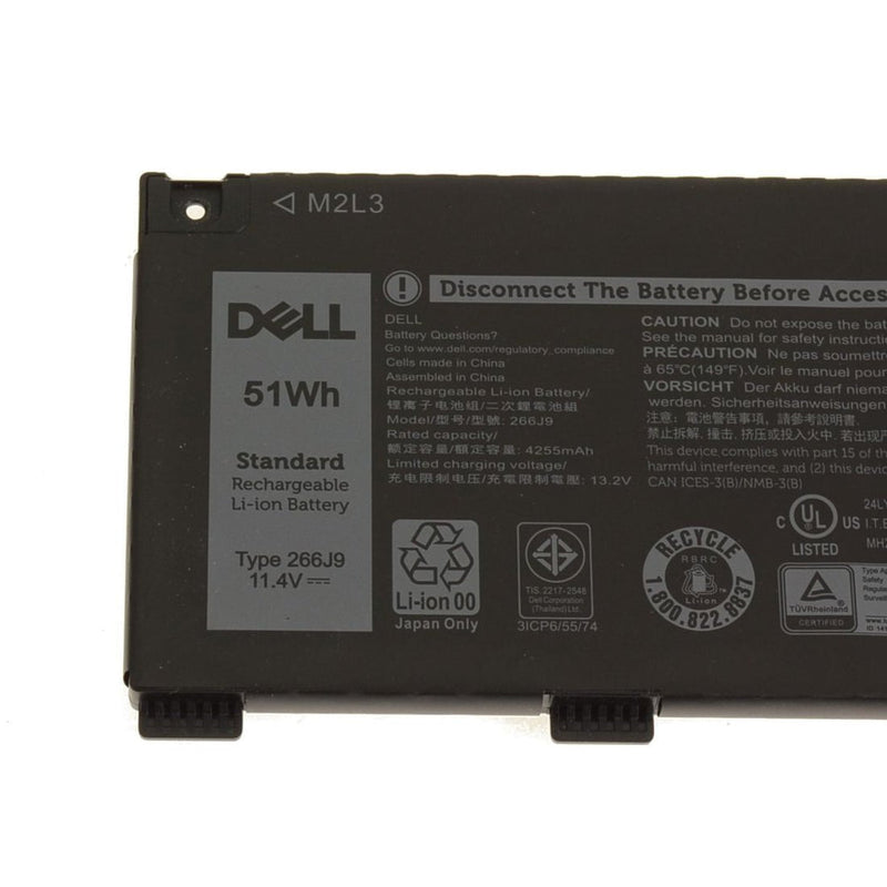 Dell Original M4GWP 51WHr 4255mAh 11.4V 3 Cell Replacement Laptop Battery - SWIFT PERIPHERALSM4GWP