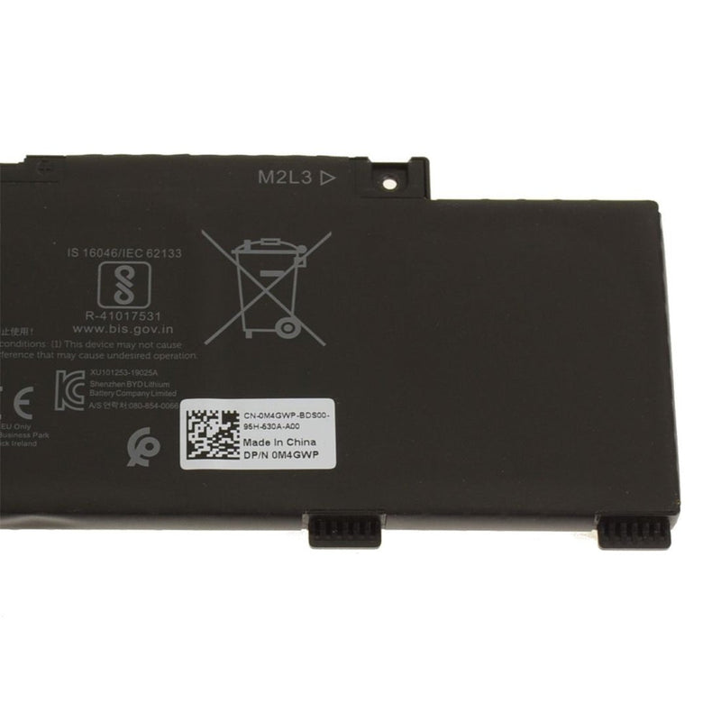 Dell Original M4GWP 51WHr 4255mAh 11.4V 3 Cell Replacement Laptop Battery - SWIFT PERIPHERALSM4GWP