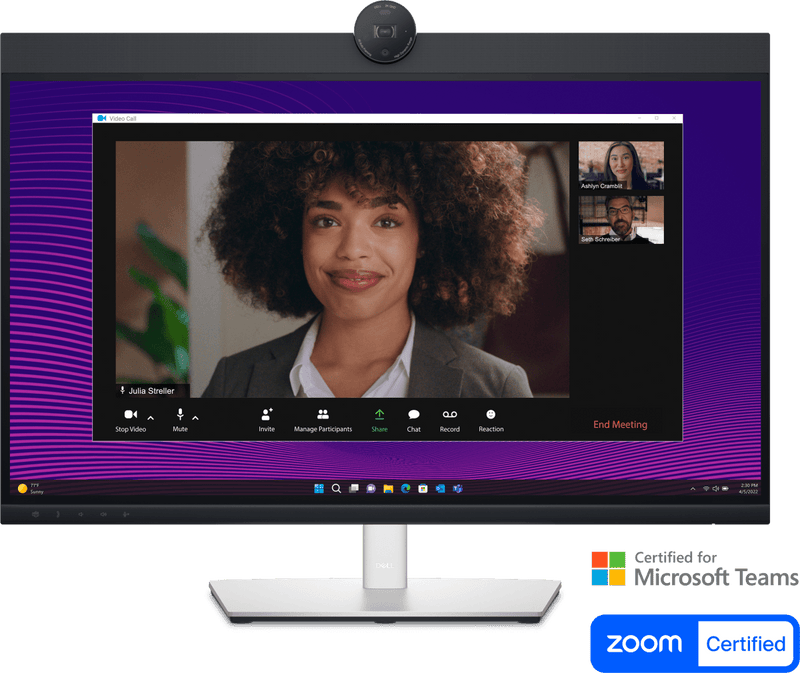 Dell Pro 27 Plus P2724DEB Video Conferencing Monitor 27" QHD IPS, 2K Webcam, Dual 5W Speakers, USB‑C 90W PD, RJ45 Ethernet, Height Adjustable - SWIFT PERIPHERALSP2724DEB