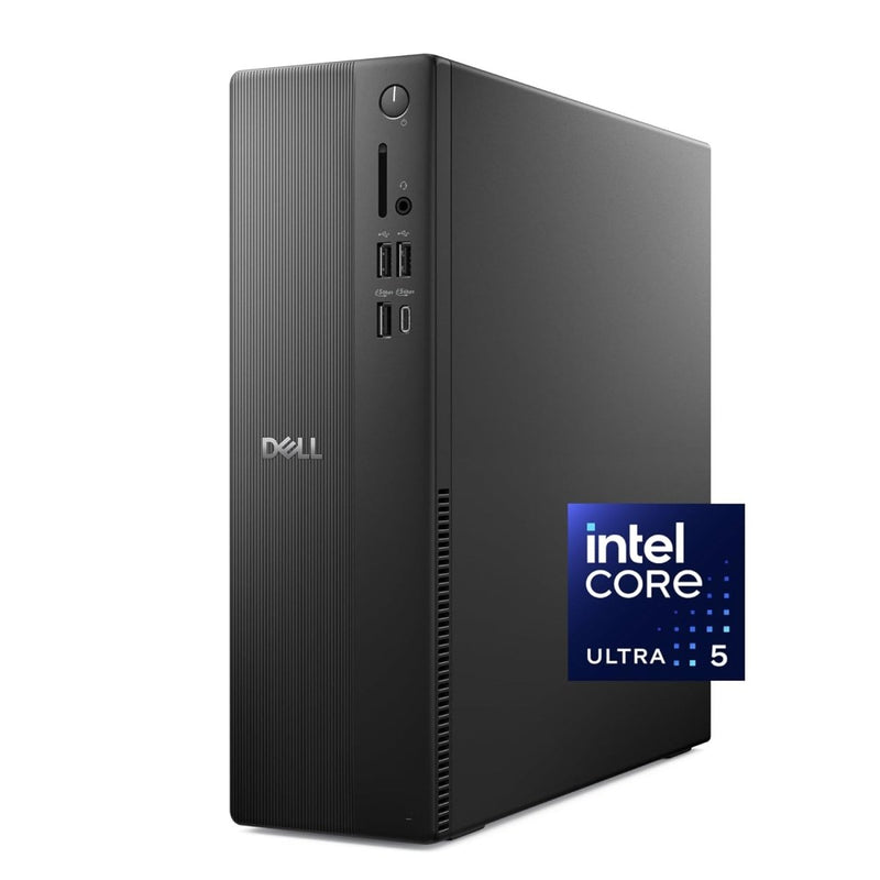 Dell Slim Desktop ECS1250 - Intel Core i3 14100 Processor, 8GB DDR5 RAM, 512GB SSD, WiFi 6, Intel UHD Graphics 730, Windows 11 Home, Onsite Service - Black - SWIFT PERIPHERALS1096060