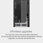 Dell Slim Desktop ECS1250 - Intel Core i3 14100 Processor, 8GB DDR5 RAM, 512GB SSD, WiFi 6, Intel UHD Graphics 730, Windows 11 Home, Onsite Service - Black - SWIFT PERIPHERALS1096060