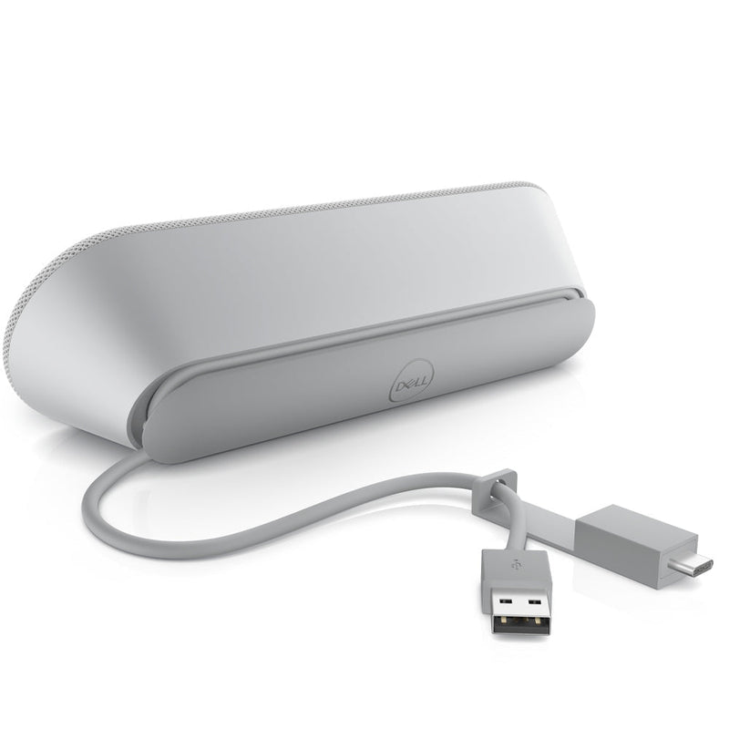 Dell SP3022 True Stereo Active Noise Cancellation Full Duplex Audio Wired Speakerphone - Silver Gray - SWIFT PERIPHERALS520-AAVZ