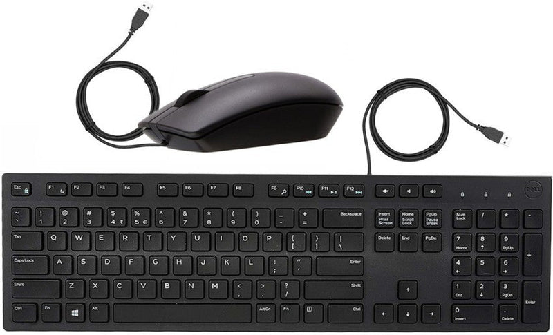 Dell USB Wired Keyboard and Mouse Set (Black) KB216+MS116 - SWIFT PERIPHERALSKB216+MS116