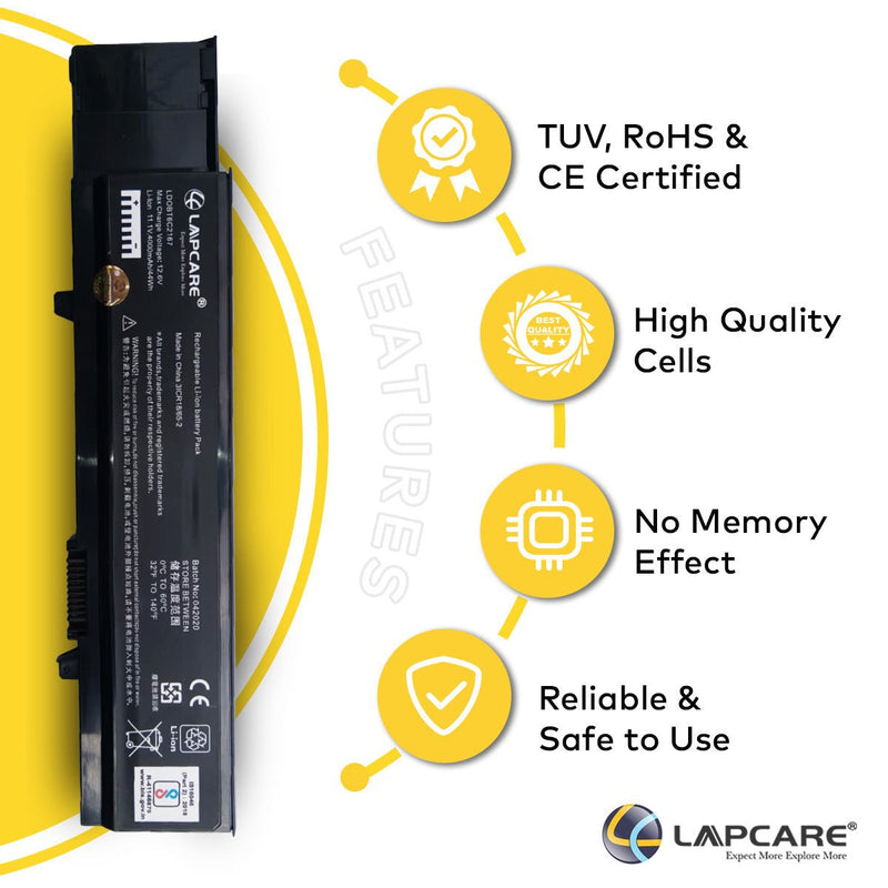 Dell Vostro 3400 3500 3700 Series Compatible Laptop Battery 4000mAh 11.1V 6 Cell - SWIFT PERIPHERALSLDOBT6C2167