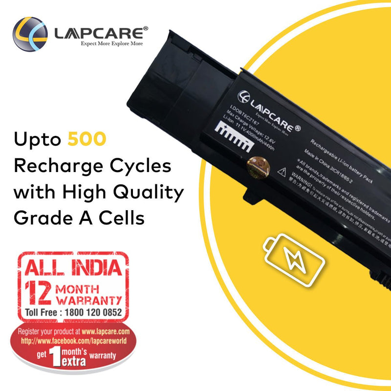 Dell Vostro 3400 3500 3700 Series Compatible Laptop Battery 4000mAh 11.1V 6 Cell - SWIFT PERIPHERALSLDOBT6C2167