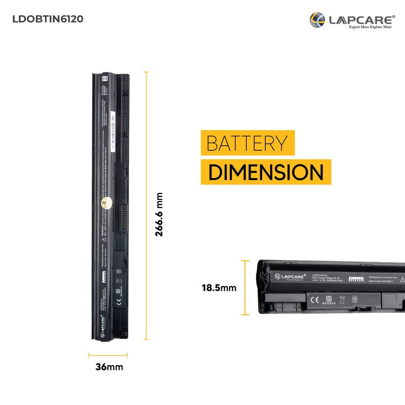 Dell Vostro 3459 3468 3478 Compatible Laptop Battery 2200mAh 14.8V 4 Cell - SWIFT PERIPHERALSLDOBTIN6120