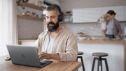 Dell WL5024 Pro Wireless Leatherette Headband Active Noise Cancellation Headset with Microphone - Black - SWIFT PERIPHERALS520-BBFX