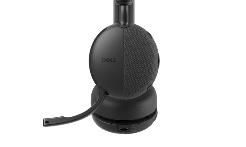 Dell WL5024 Pro Wireless Leatherette Headband Active Noise Cancellation Headset with Microphone - Black - SWIFT PERIPHERALS520-BBFX