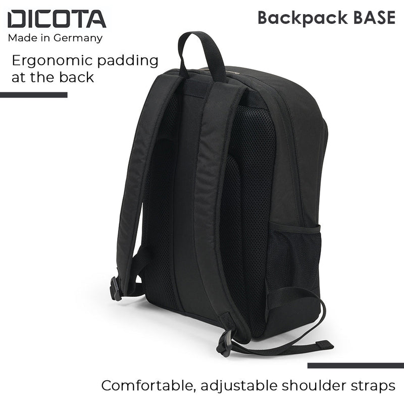 Dicota BASE 15 - 17.3 Inch Backpack (Black) - SWIFT PERIPHERALSD30913