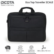 Dicota Eco Top Traveller Scale Bag for 14 - 15.6 inch Laptops - SWIFT PERIPHERALSD31427