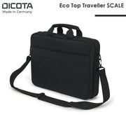 Dicota Eco Top Traveller Scale Bag for 14 - 15.6 inch Laptops - SWIFT PERIPHERALSD31428