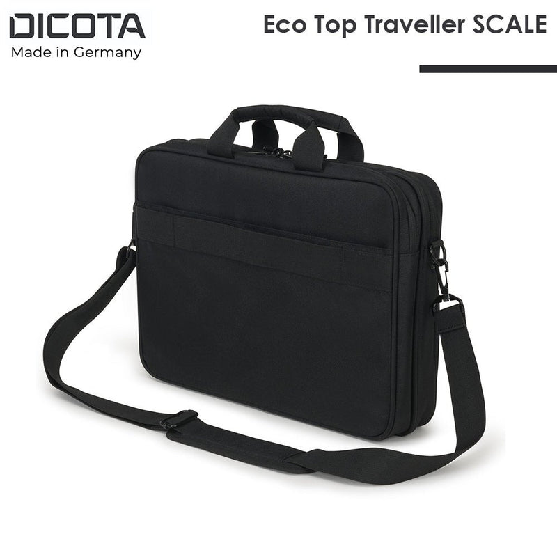 Dicota Eco Top Traveller Scale Bag for 14 - 15.6 inch Laptops - SWIFT PERIPHERALSD31428