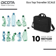 Dicota Eco Top Traveller Scale Bag for 14 - 15.6 inch Laptops - SWIFT PERIPHERALSD31428