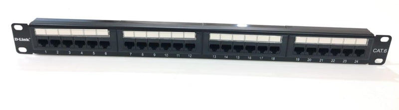 DLINK CAT6 UTP 24 PORT LOADED PATCH PANEL/ CAT6 24 PORT PANEL - SWIFT PERIPHERALS101455