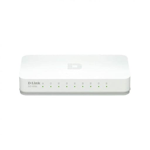 DLINK DES - 1008C 8 - PORT 10/100 DESKTOP SWITCH (WHITE) - SWIFT PERIPHERALS101504