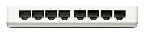 DLINK DES - 1008C 8 - PORT 10/100 DESKTOP SWITCH (WHITE) - SWIFT PERIPHERALS101504