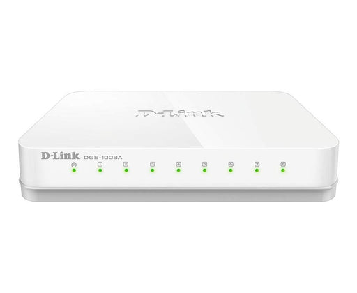 DLINK DGS - 1008A 8 - PORT GIGABIT EASY DESKTOP SWITCH - SWIFT PERIPHERALS101505