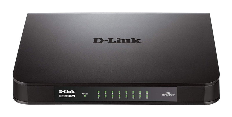 DLINK DGS - 1016A 16 - PORT GIGABIT SWITCH - SWIFT PERIPHERALS101496