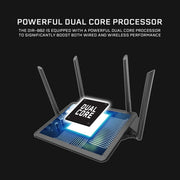 DLINK WIRELESS AC2600 MU - MIMO ROUTER DIR - 882 - SWIFT PERIPHERALS102737