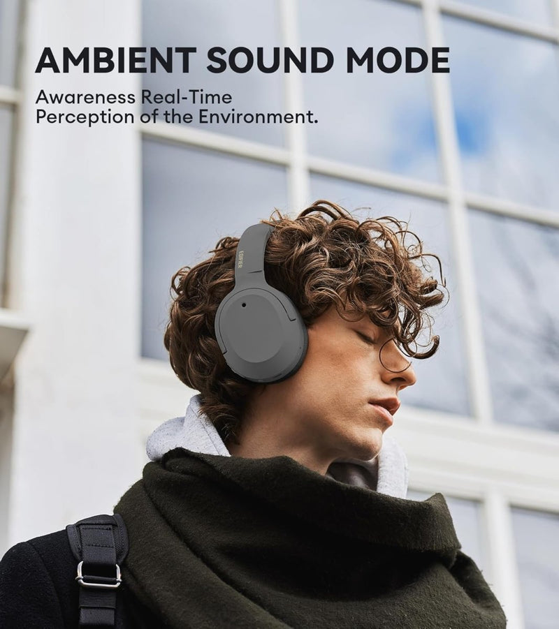 EDIFIER BRAND HEADPHONE W820NB PLUS GREY - SWIFT PERIPHERALSEdifier025