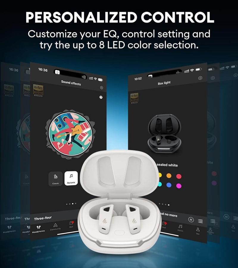 EDIFIER BRAND WIRELESS HEADPHONE NEOBUDS PRO 2 IVORY - SWIFT PERIPHERALSEdifier018
