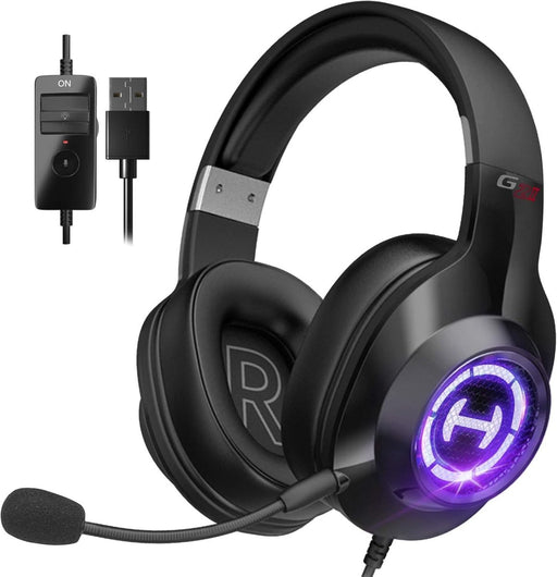 EDIFIER G2 II GAMING HEADSET, SURROUND STEREO SOUND WIRED HEADPHONES BLACK - SWIFT PERIPHERALSEdifier030