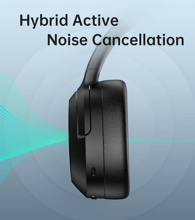 EDIFIER W820NB HYBRID ACTIVE NOISE CANCELLING HEADPHONES - BLACK - SWIFT PERIPHERALSEdifier010