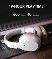 EDIFIER W820NB HYBRID ACTIVE NOISE CANCELLING HEADPHONES - WHITE - SWIFT PERIPHERALSEdifier011