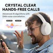 EDIFIER WH700NB WIRELESS NOISE CANCELLATION OVER - EAR HEADPHONES - IVORY - SWIFT PERIPHERALS1092391