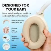 EDIFIER WH700NB WIRELESS NOISE CANCELLATION OVER - EAR HEADPHONES - IVORY - SWIFT PERIPHERALS1092391