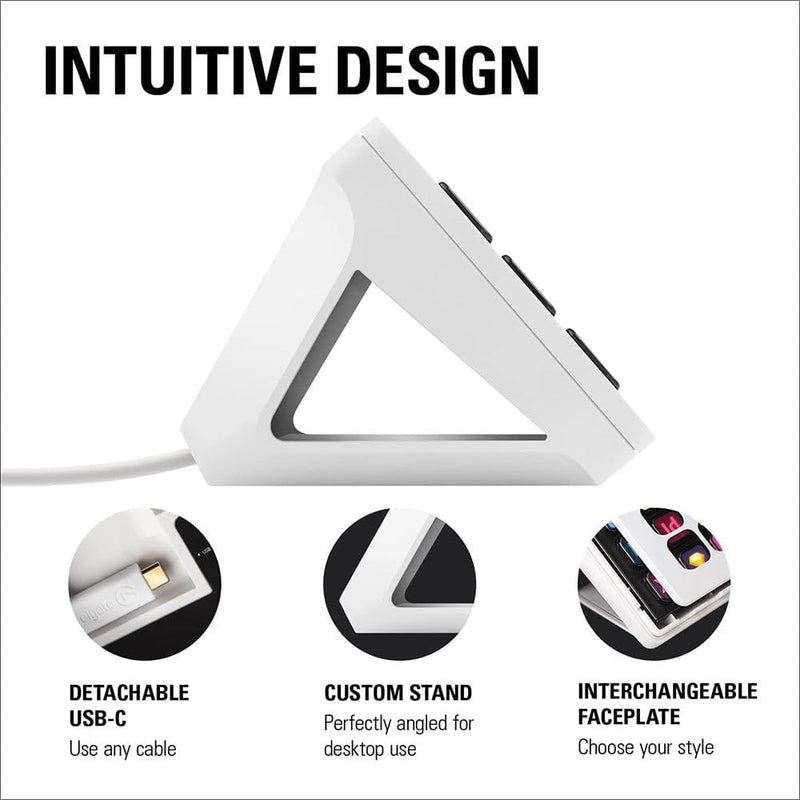 ELGATO STREAM DECK MK2 - 15 CUSTOMIZABLE LCD KEYS WHITE 10GBA9911 - SWIFT PERIPHERALS1092399