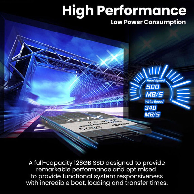 EVM 128GB 2.5 - inch SATA 3D NAND Internal SSD - SWIFT PERIPHERALSEVM25-128GB