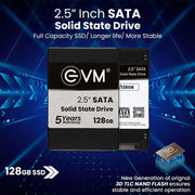 EVM 128GB 2.5 - inch SATA 3D NAND Internal SSD - SWIFT PERIPHERALSEVM25-128GB