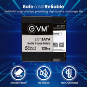 EVM 128GB 2.5 - inch SATA 3D NAND Internal SSD - SWIFT PERIPHERALSEVM25-128GB
