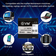 EVM 128GB 2.5 - inch SATA 3D NAND Internal SSD - SWIFT PERIPHERALSEVM25-128GB
