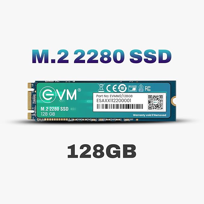 EVM 128GB INTERNAL SATA M.2 SSD EVMM2/128GB - SWIFT PERIPHERALS104265
